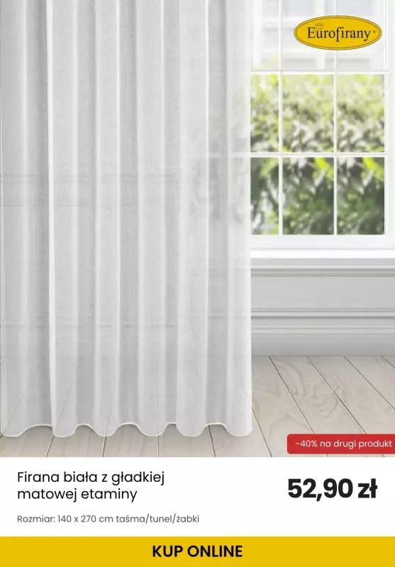 Eurofirany - gazetka promocyjna Zaproś lato do wnętrza – drugi produkt 40% taniej!   - strona 2