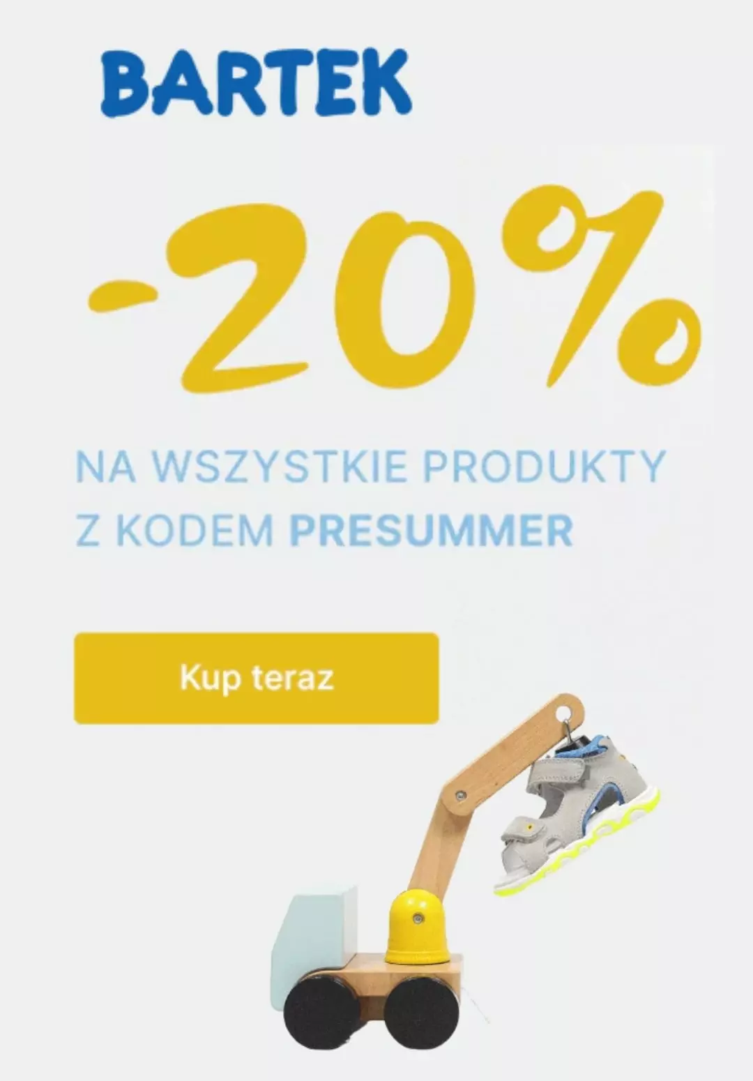 Bartek - gazetka promocyjna -20% na wszystkie produkty od piątku 02.06 do wtorku 20.06