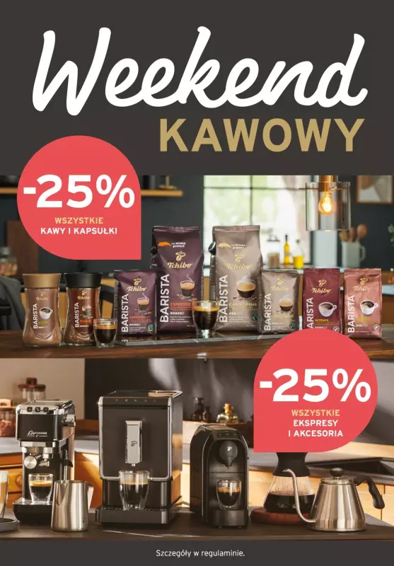Tchibo - gazetka promocyjna Weekend Kawowy w Tchibo! od czwartku 07.03 do soboty 09.03