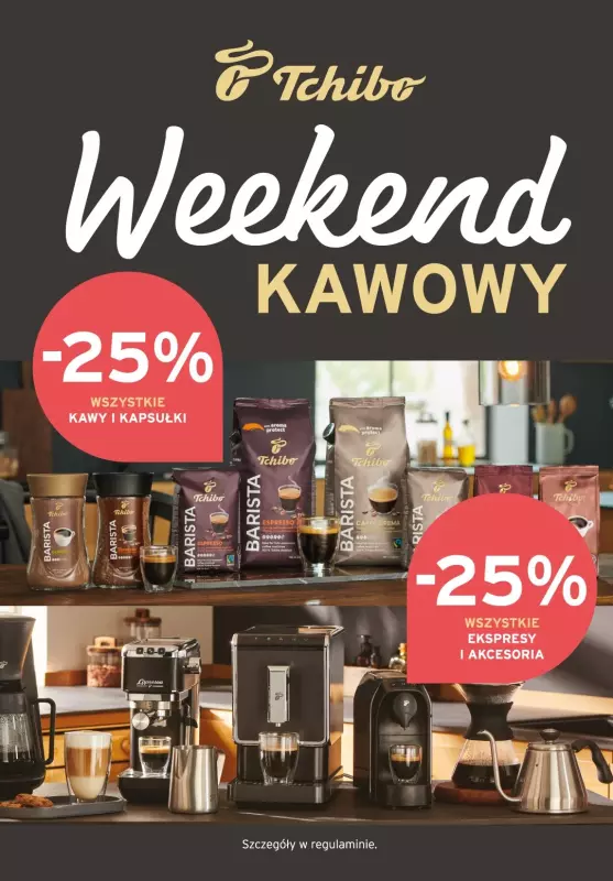 Tchibo - gazetka promocyjna Weekend kawowy w Tchibo! od czwartku 11.07 do soboty 13.07