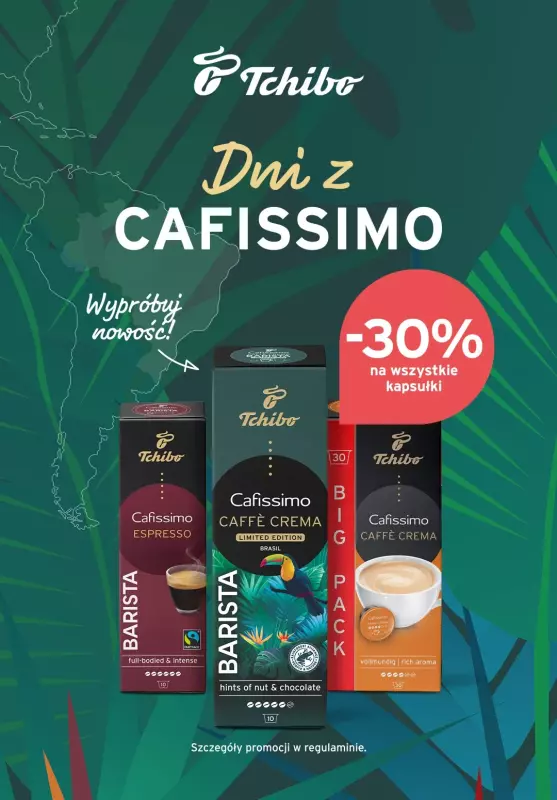 Tchibo - gazetka promocyjna Dni Cafissimo w Tchibo! od wtorku 13.08 do poniedziałku 19.08