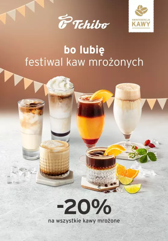 Tchibo - gazetka promocyjna Festiwal kaw mrożonych w Tchibo! od wtorku 13.08 do czwartku 22.08