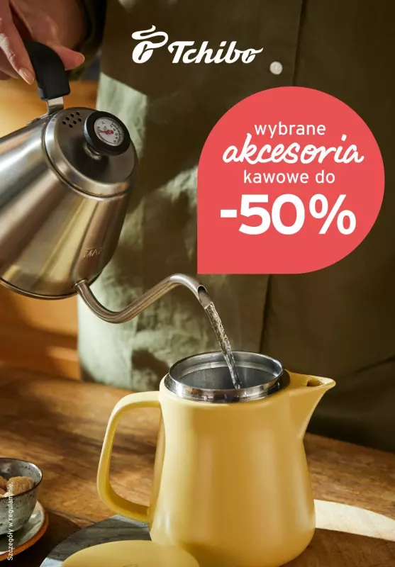 Tchibo - gazetka promocyjna Wybrane akcesoria kawowe do -50% w Tchibo! od wtorku 17.09 do poniedziałku 23.09