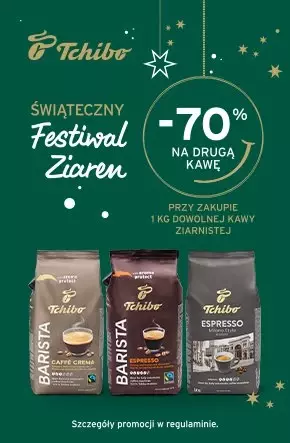 Tchibo - gazetka promocyjna Świąteczny festiwal ziaren w Tchibo! od wtorku 10.12 do poniedziałku 16.12