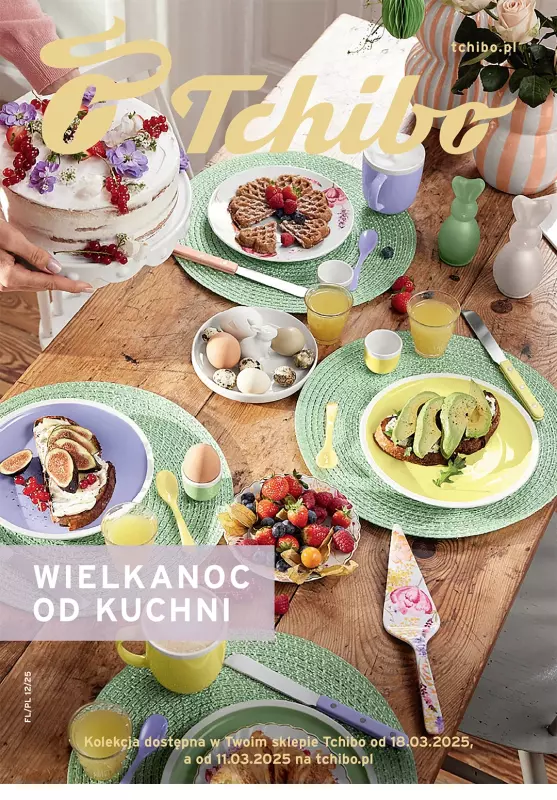 Tchibo - gazetka promocyjna Wielkanoc od kuchni od wtorku 18.03 do niedzieli 27.04