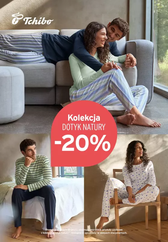 Tchibo - gazetka promocyjna Kolekcja Dotyk Natury z rabatem 20% w Tchibo! od środy 19.03 do poniedziałku 24.03