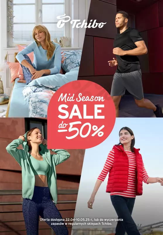 Tchibo - gazetka promocyjna Mid Season SALE w Tchibo! od wtorku 22.04 do soboty 10.05