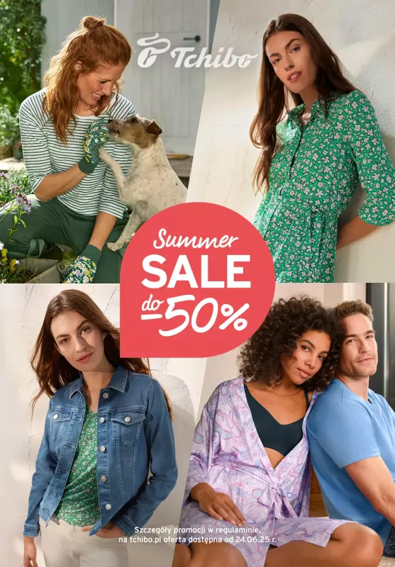 Tchibo - gazetka promocyjna Summer SALE w Tchibo!  