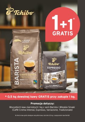 Tchibo - gazetka promocyjna 1+1* na kawy ziarniste w Tchibo! od wtorku 12.08 do poniedziałku 25.08