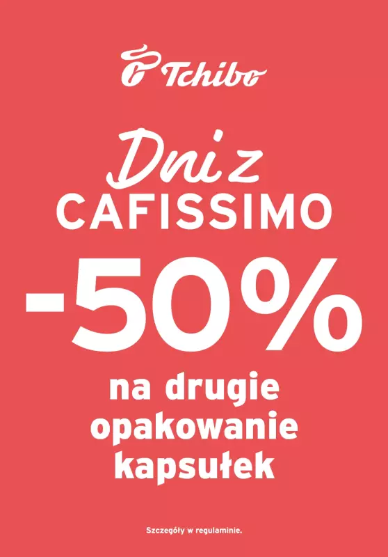 Tchibo - gazetka promocyjna Dni Cafissimo w Tchibo! od wtorku 19.08 do poniedziałku 25.08