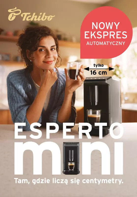 Tchibo - gazetka promocyjna Nowość! Esperto MINI w Tchibo od środy 20.08 do wtorku 30.09