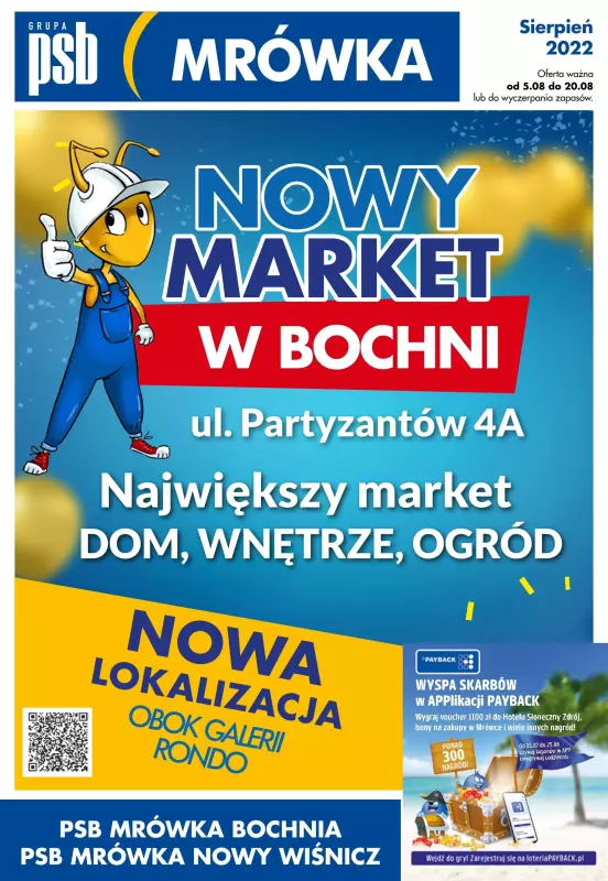 Mrówka Bochnia/Nowy Wiśnicz - gazetka promocyjna Gazetka od piątku 05.08 do soboty 20.08
