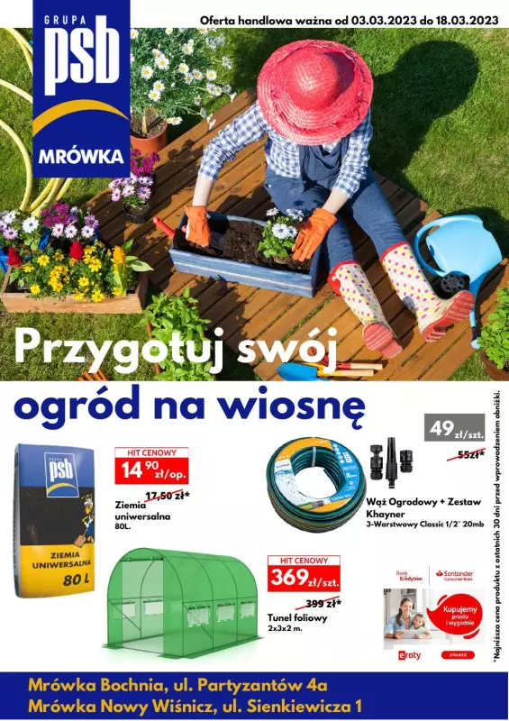 Mrówka Bochnia/Nowy Wiśnicz - gazetka promocyjna Gazetka od soboty 04.03 do soboty 18.03