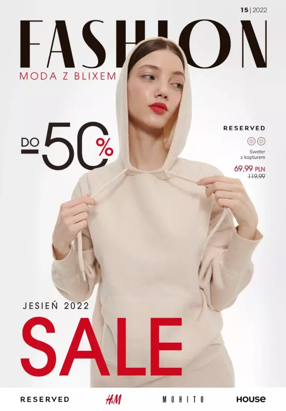 Fashion - moda z Blixem - gazetka promocyjna Do -50% sezonowe wyprzedaże od piątku 07.10 do czwartku 13.10