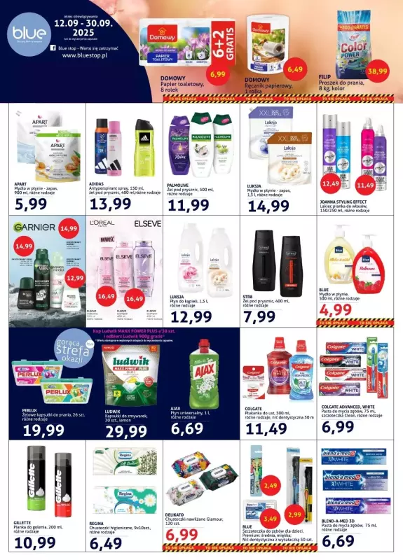 Blue Stop - gazetka promocyjna Gazetka od piątku 12.09 do wtorku 30.09