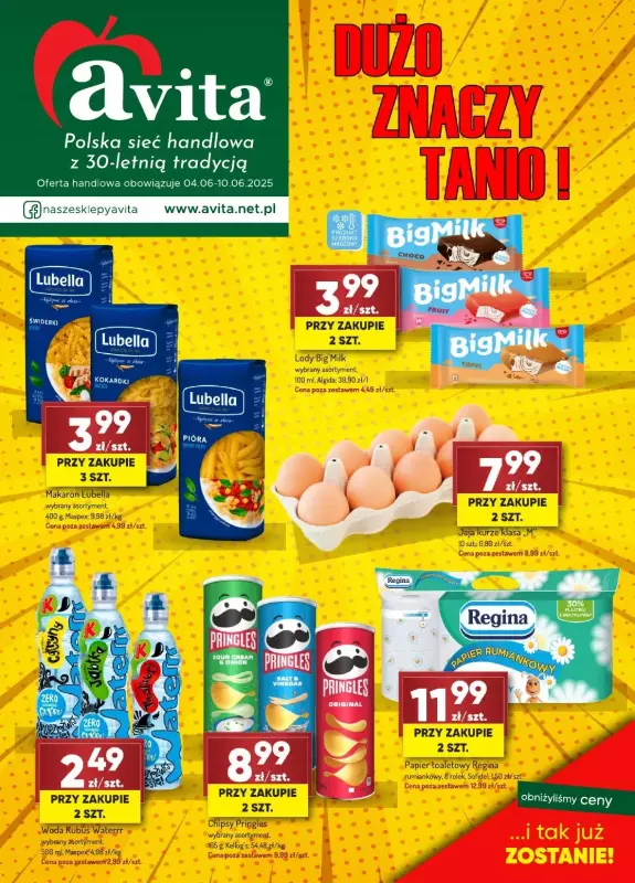 Avita - gazetka promocyjna Gazetka od środy 04.06 do wtorku 10.06