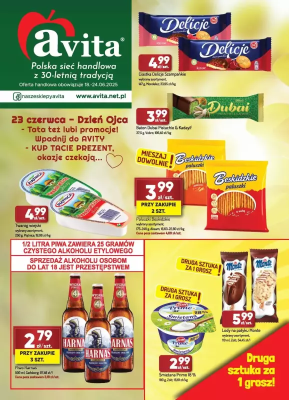 Avita - gazetka promocyjna Gazetka od środy 18.06 do wtorku 24.06