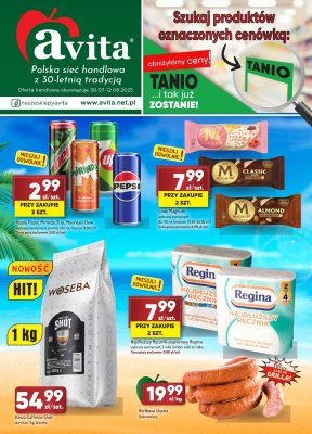 Avita - gazetka promocyjna Gazetka od środy 30.07 do wtorku 12.08
