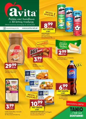 Avita - gazetka promocyjna Gazetka od środy 13.08 do wtorku 26.08