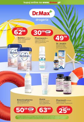 Dr.Max Drogeria - gazetka promocyjna Gazetka od piątku 08.08 do niedzieli 31.08