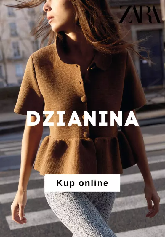 Zara - gazetka promocyjna Modna Dzianina od wtorku 25.02 do środy 05.03