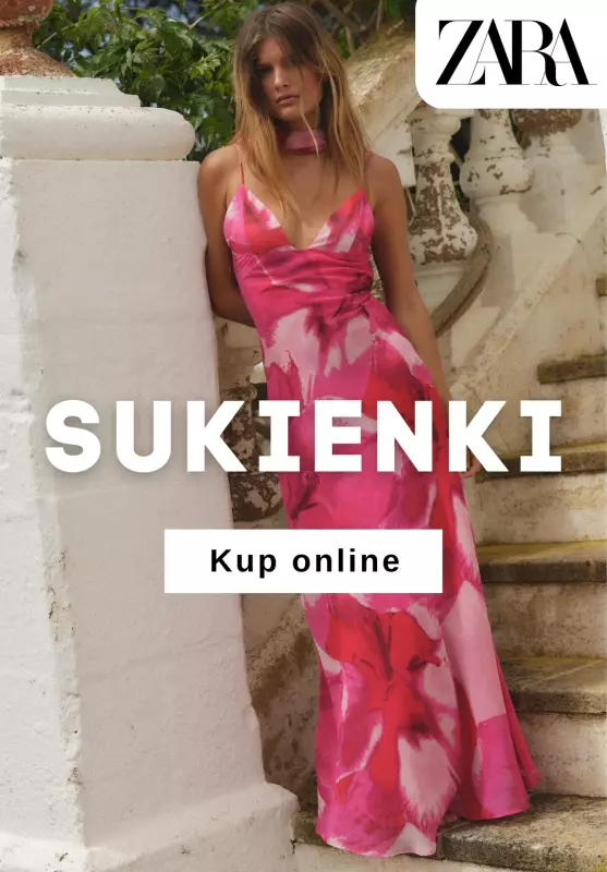 Zara - gazetka promocyjna Stylowe sukienki na każdą okazję  