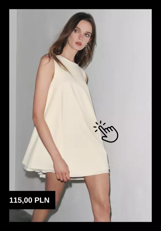 Zara - gazetka promocyjna The White Edit – białe stylizacje na lato   - strona 2