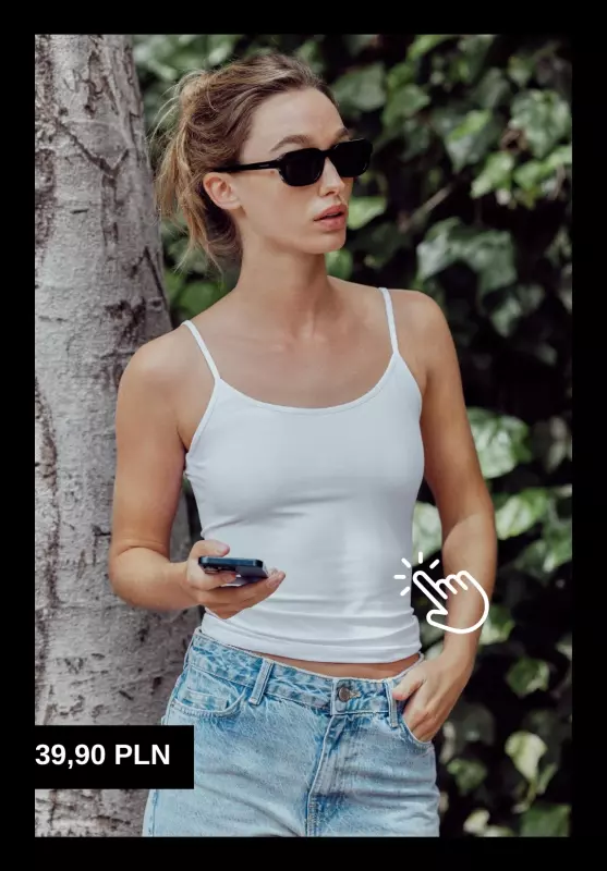 Zara - gazetka promocyjna Topy damskie na lato – must have sezonu   - strona 2