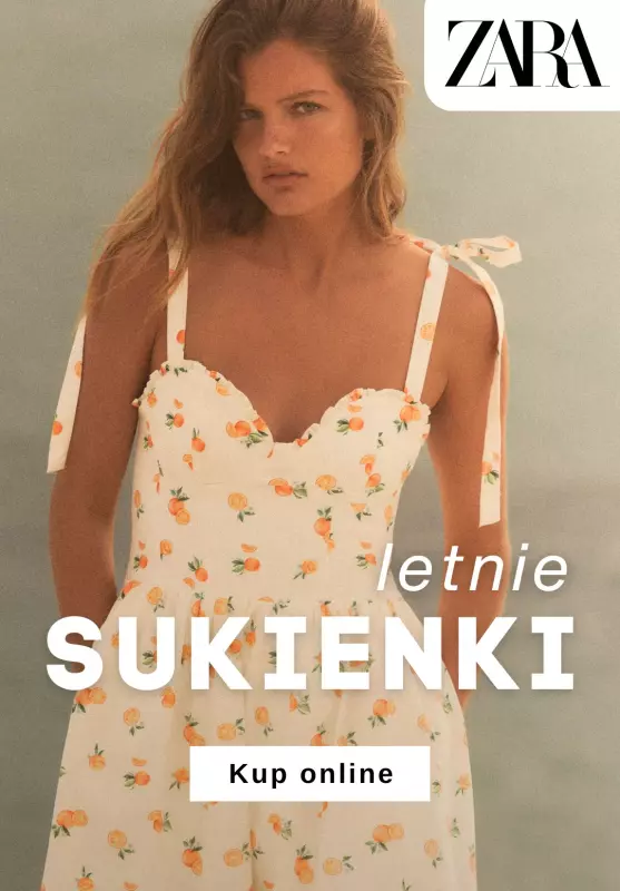 Zara - gazetka promocyjna Letnie sukienki od wtorku 24.06 