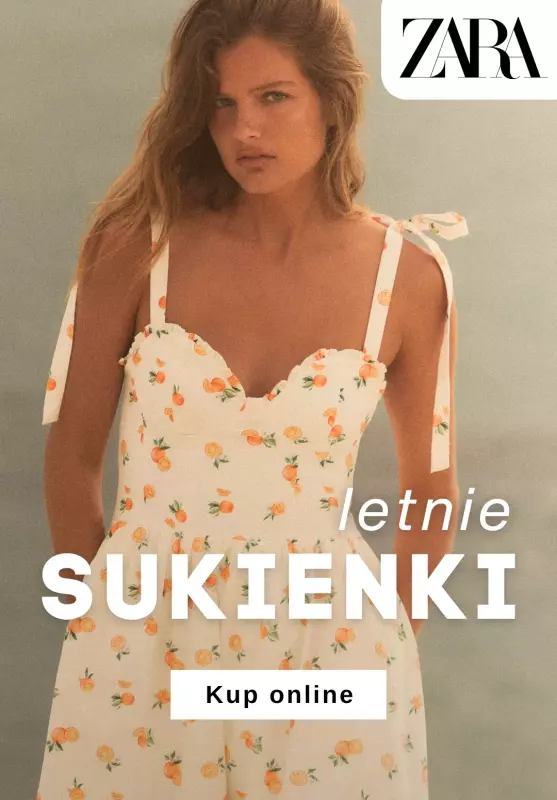 Zara - gazetka promocyjna Letnie sukienki od wtorku 24.06 