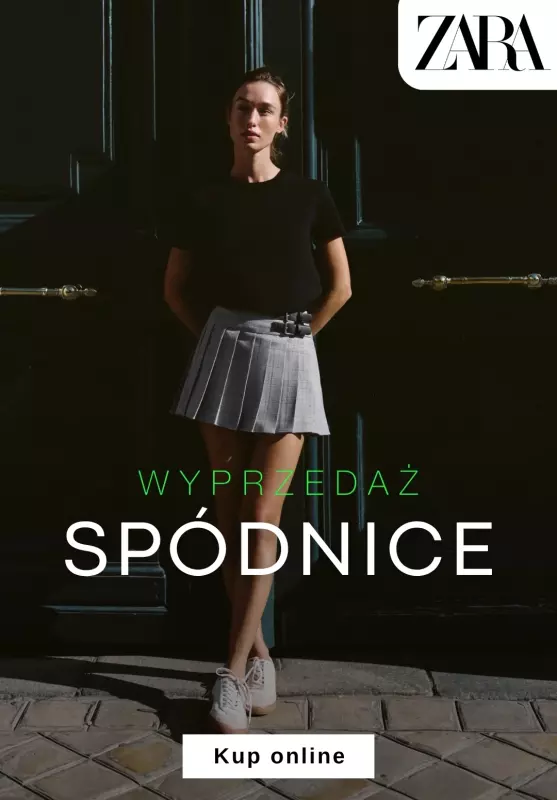 Zara - gazetka promocyjna Spódnice na WYPRZEDAŻY od wtorku 08.07 