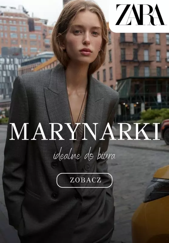 Zara - gazetka promocyjna Marynarki damskie od piątku 12.09 