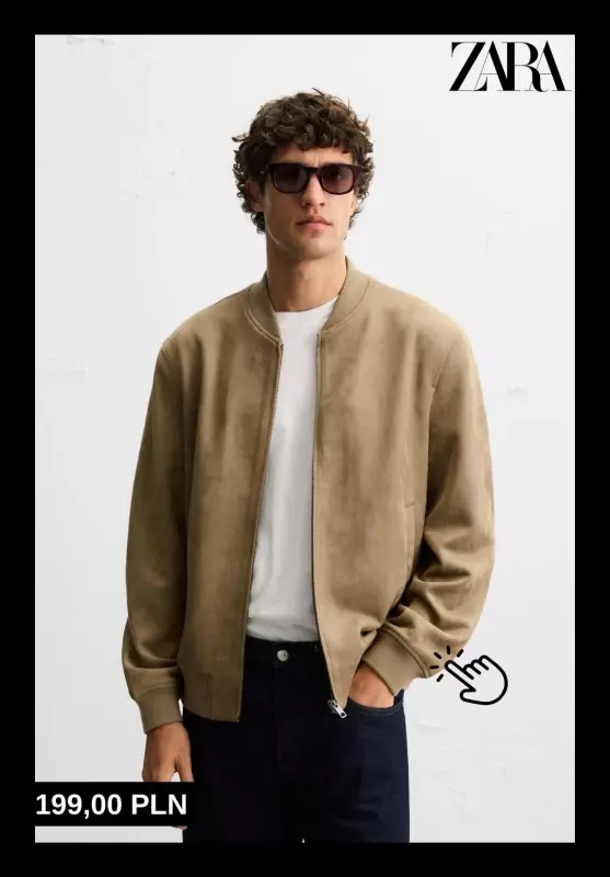 Zara - gazetka promocyjna Kurtki przejściowe dla niego   - strona 3
