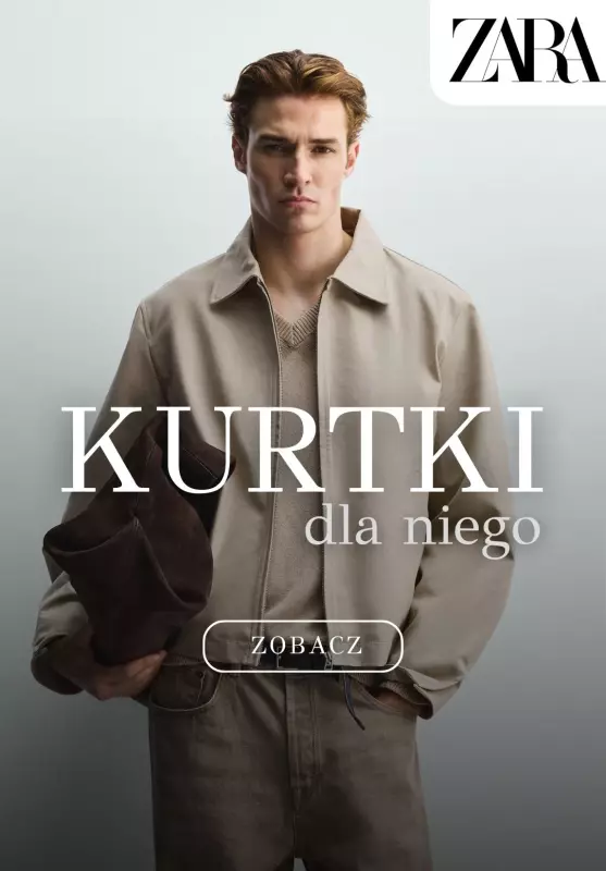 Zara - gazetka promocyjna Kurtki przejściowe dla niego  