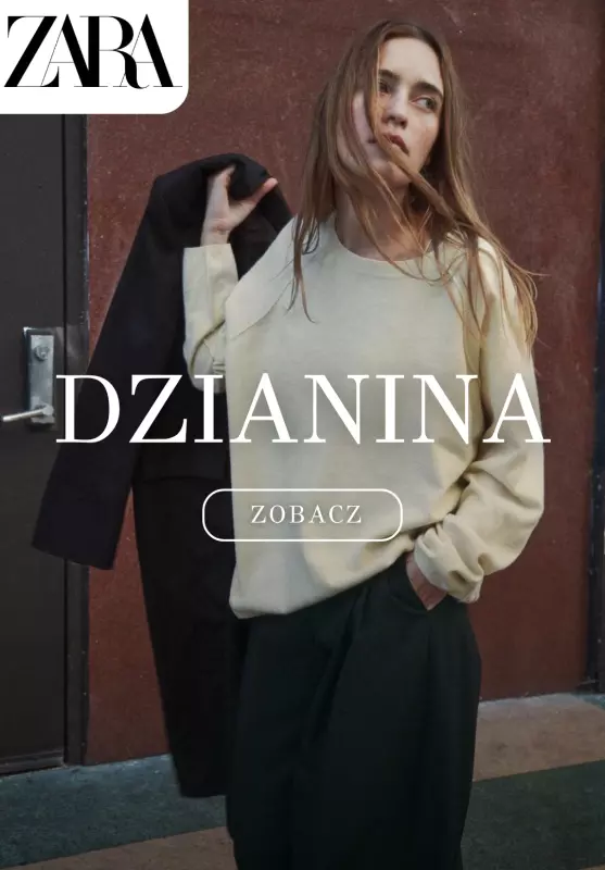 Zara - gazetka promocyjna Ubrania damskie z dzianiny od wtorku 23.09 