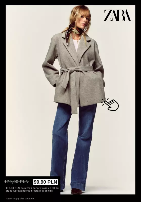 Zara - gazetka promocyjna Jesienne płaszcze - od 99,90 zł   - strona 2