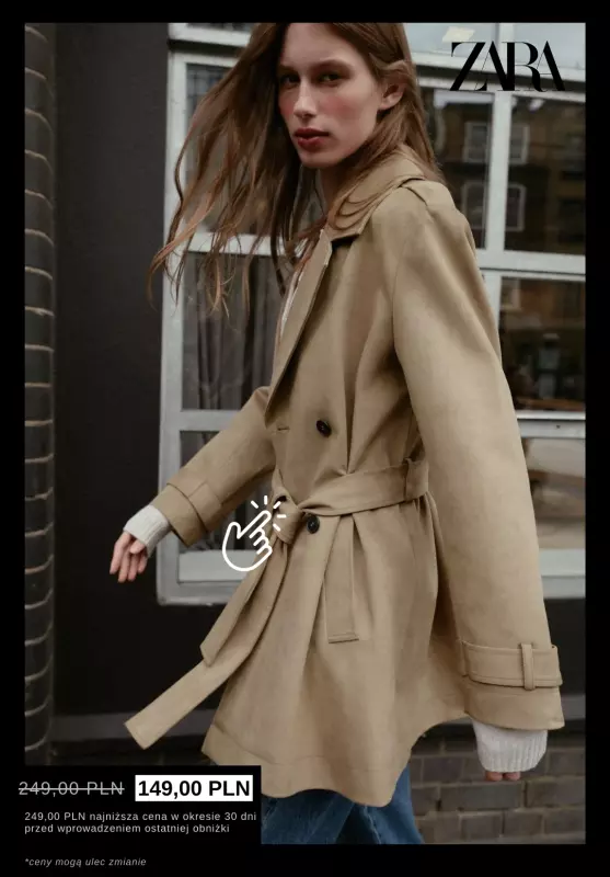 Zara - gazetka promocyjna Jesienne płaszcze - od 99,90 zł   - strona 3