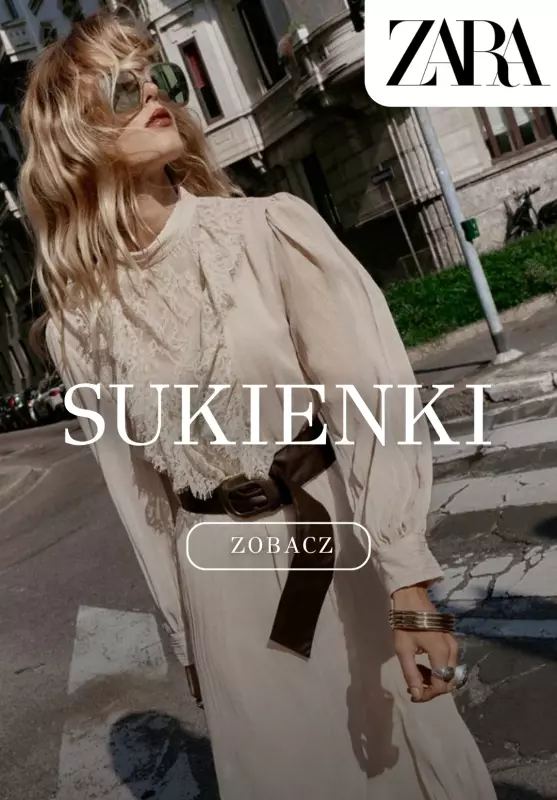 Zara - gazetka promocyjna Modne sukienki na jesień od wtorku 30.09 