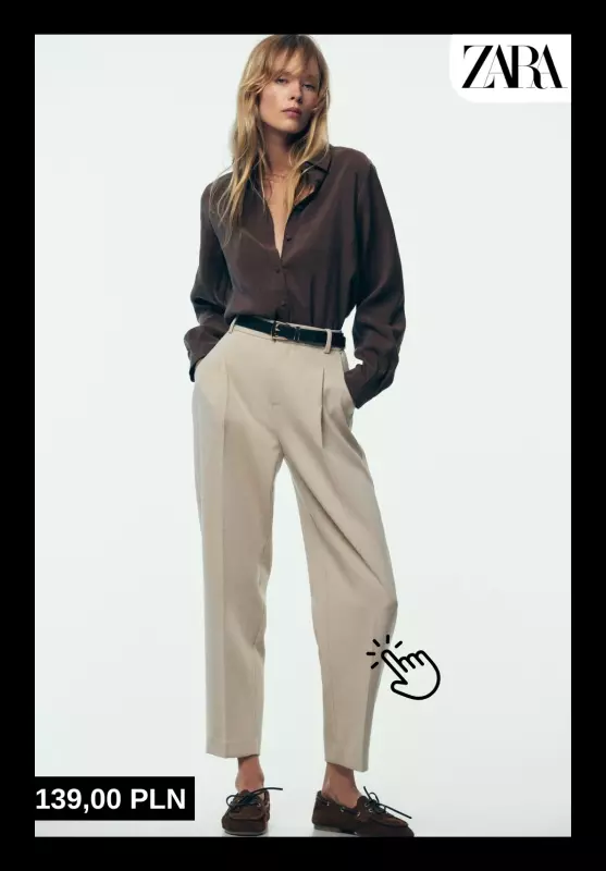 Zara - gazetka promocyjna Spodnie damskie   - strona 3