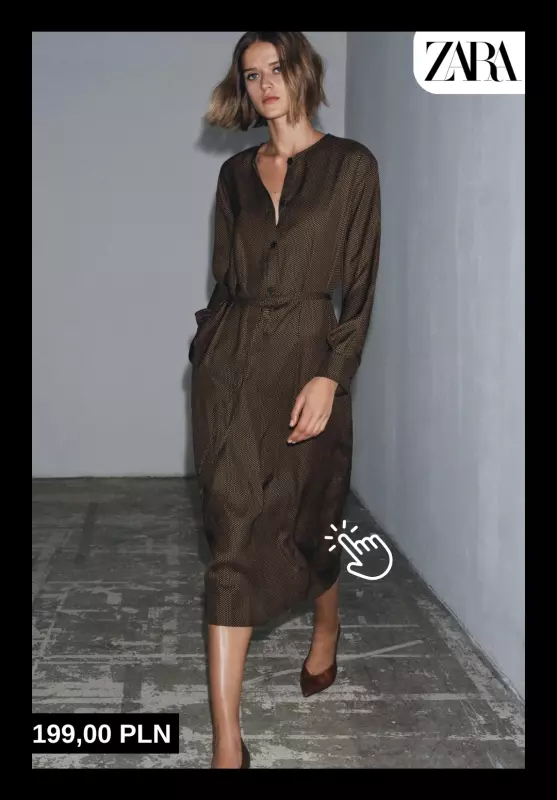 Zara - gazetka promocyjna Jesienne sukienki – poznaj trendy sezonu   - strona 3