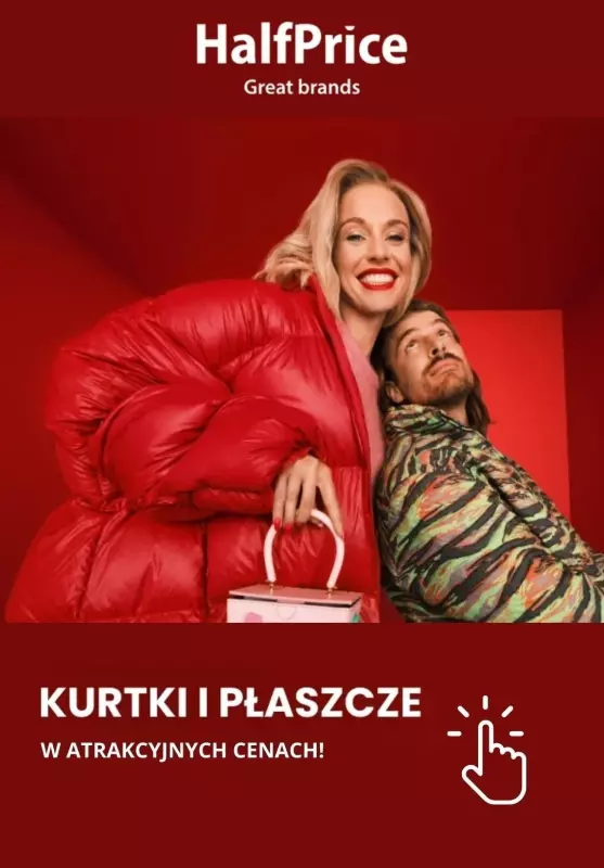 HalfPrice - gazetka promocyjna Kurtki i płaszcze w atrakcyjnych cenach od wtorku 17.10 