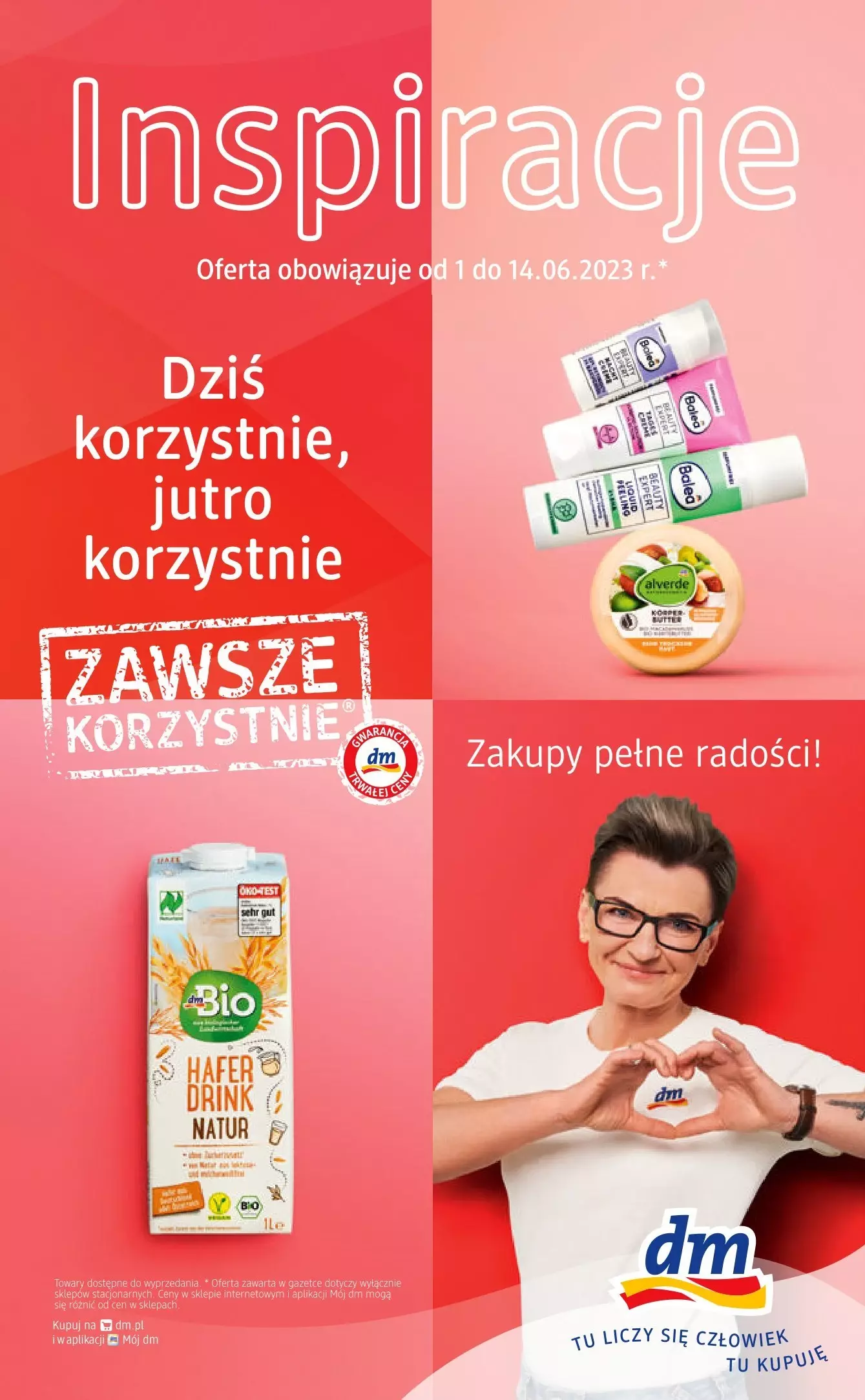 Drogerie DM - gazetka promocyjna Korzystne ceny w Drogeriach dm od czwartku 01.06 do środy 14.06