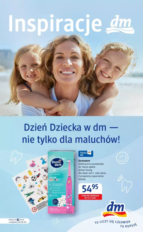 Drogerie DM - gazetka promocyjna Dzień Dziecka w DM - nie tylko dla maluchów. od środy 29.05 do soboty 01.06