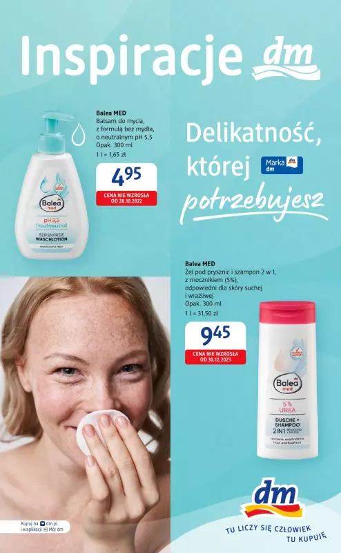 Drogerie DM - gazetka promocyjna Pielęgnacja Sensitive od poniedziałku 05.08 do soboty 31.08