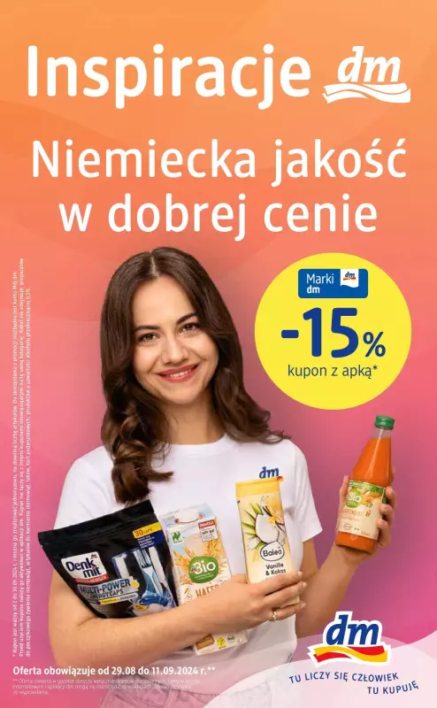 Drogerie DM - gazetka promocyjna Niemiecka jakość w dobrej cenie od czwartku 29.08 do środy 11.09