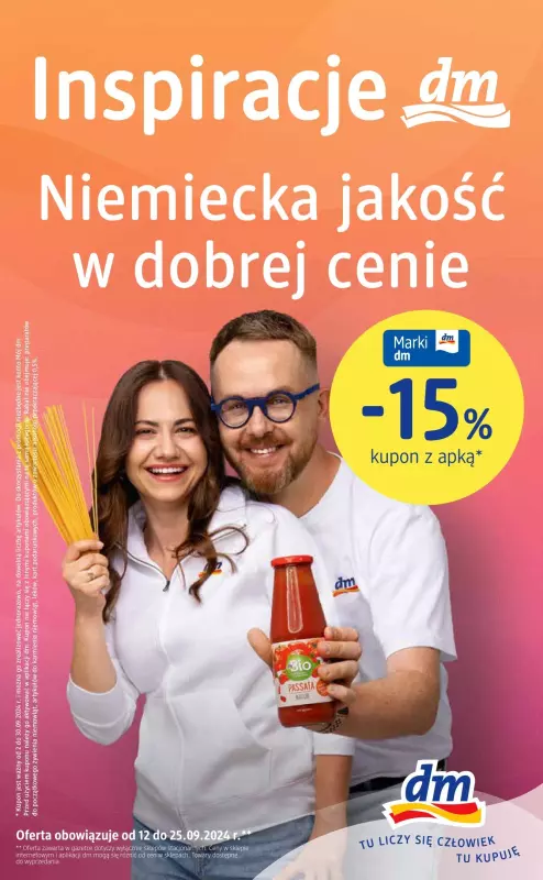 Drogerie DM - gazetka promocyjna Gazetka od czwartku 12.09 do środy 25.09