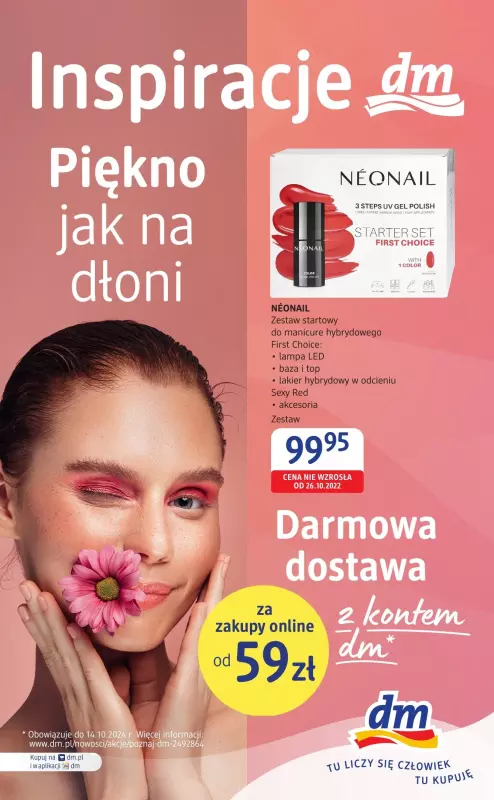 Drogerie DM - gazetka promocyjna Piękno jak na dłoni od wtorku 01.10 do poniedziałku 14.10