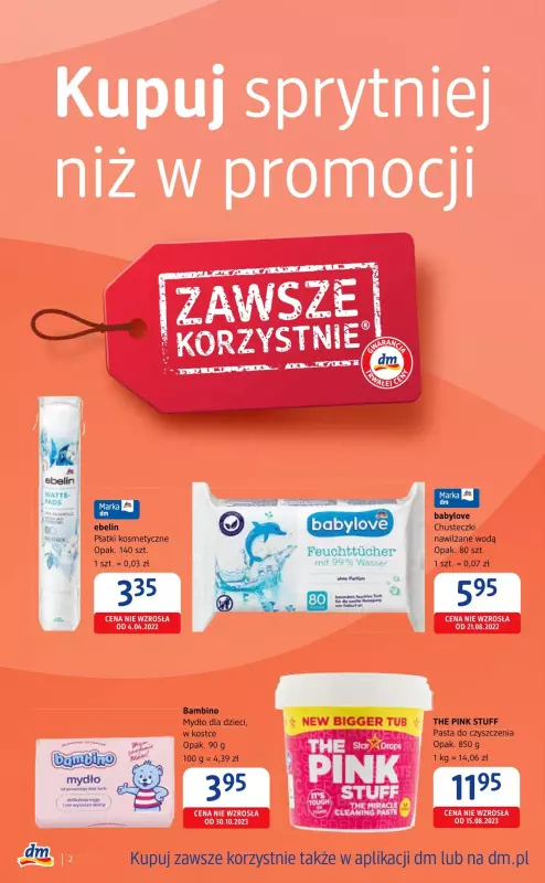 Drogerie DM - gazetka promocyjna Zawsze korzystnie od czwartku 10.10 do środy 23.10 - strona 2