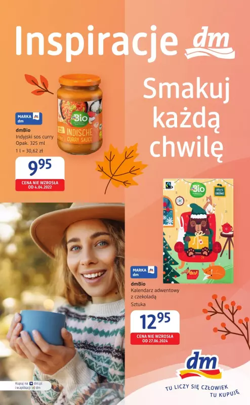 Drogerie DM - gazetka promocyjna Smakuj każdą chwilę od piątku 25.10 do czwartku 31.10