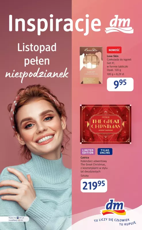 Drogerie DM - gazetka promocyjna Listopad pełen niespodzianek od wtorku 12.11 do niedzieli 24.11